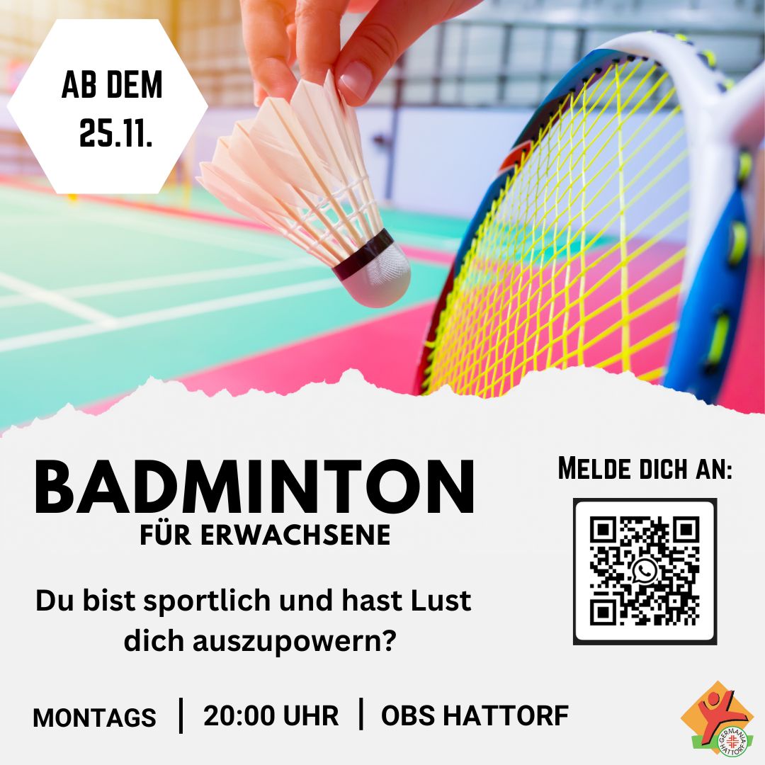 Yellow and White Colorful Badminton Tournament Instagram Post